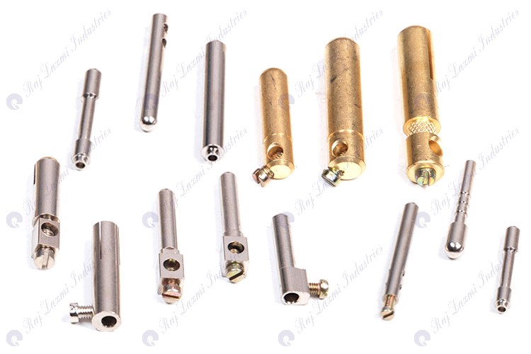 brass plug pin and socket